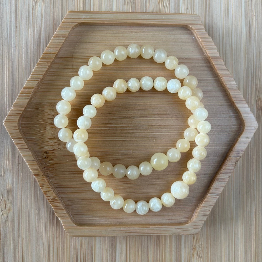 Mālā of the Month: Yellow Calcite