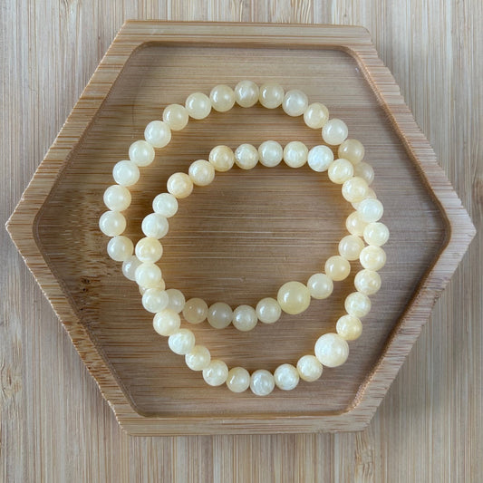 Mālā of the Month: Yellow Calcite