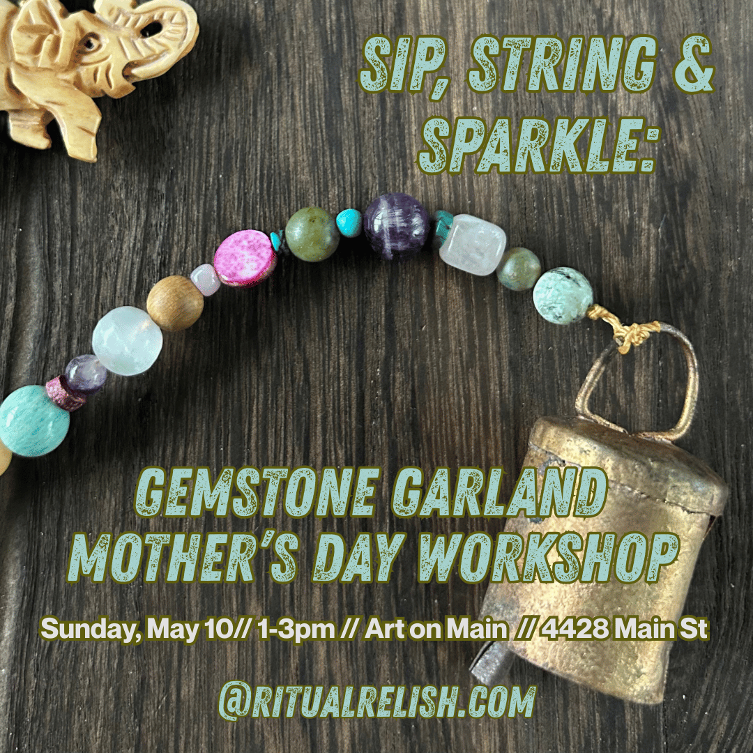 Sip, String & Sparkle: Make a Gemstone Garland Workshop