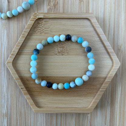 Amazonite Mala Bracelet