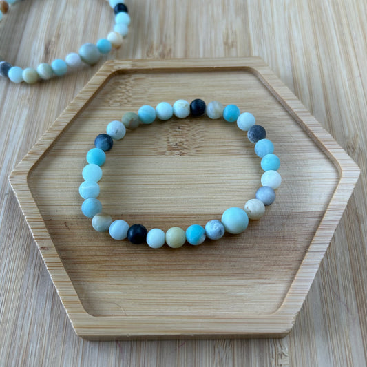 Amazonite Mala Bracelet