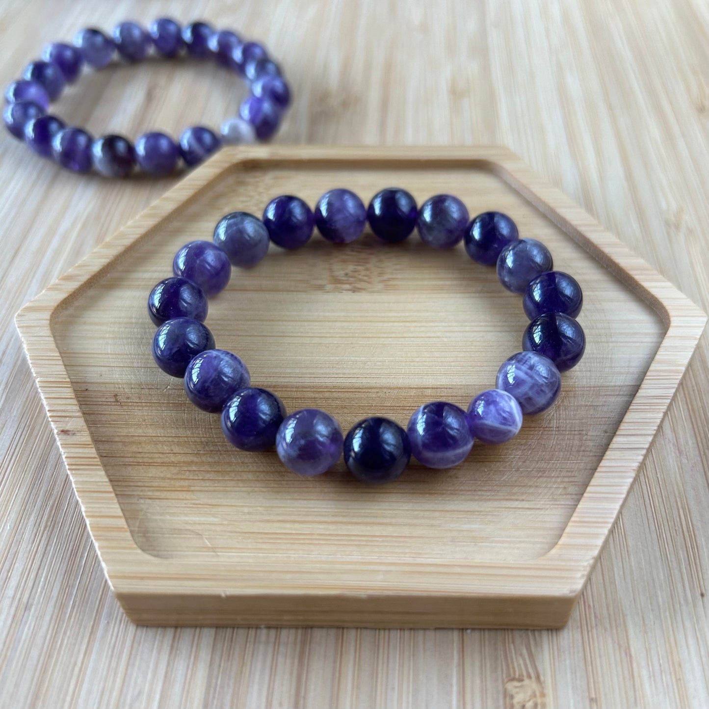 Amethyst Mala Bracelet