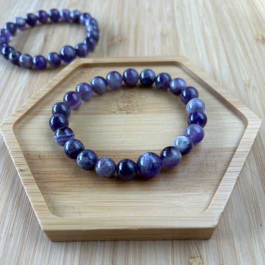 Amethyst Mala Bracelet