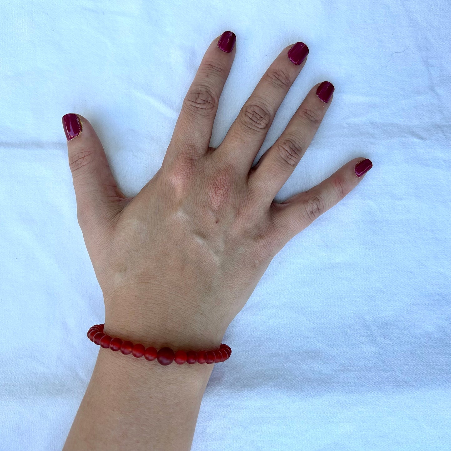 Carnelian Mala Bracelet