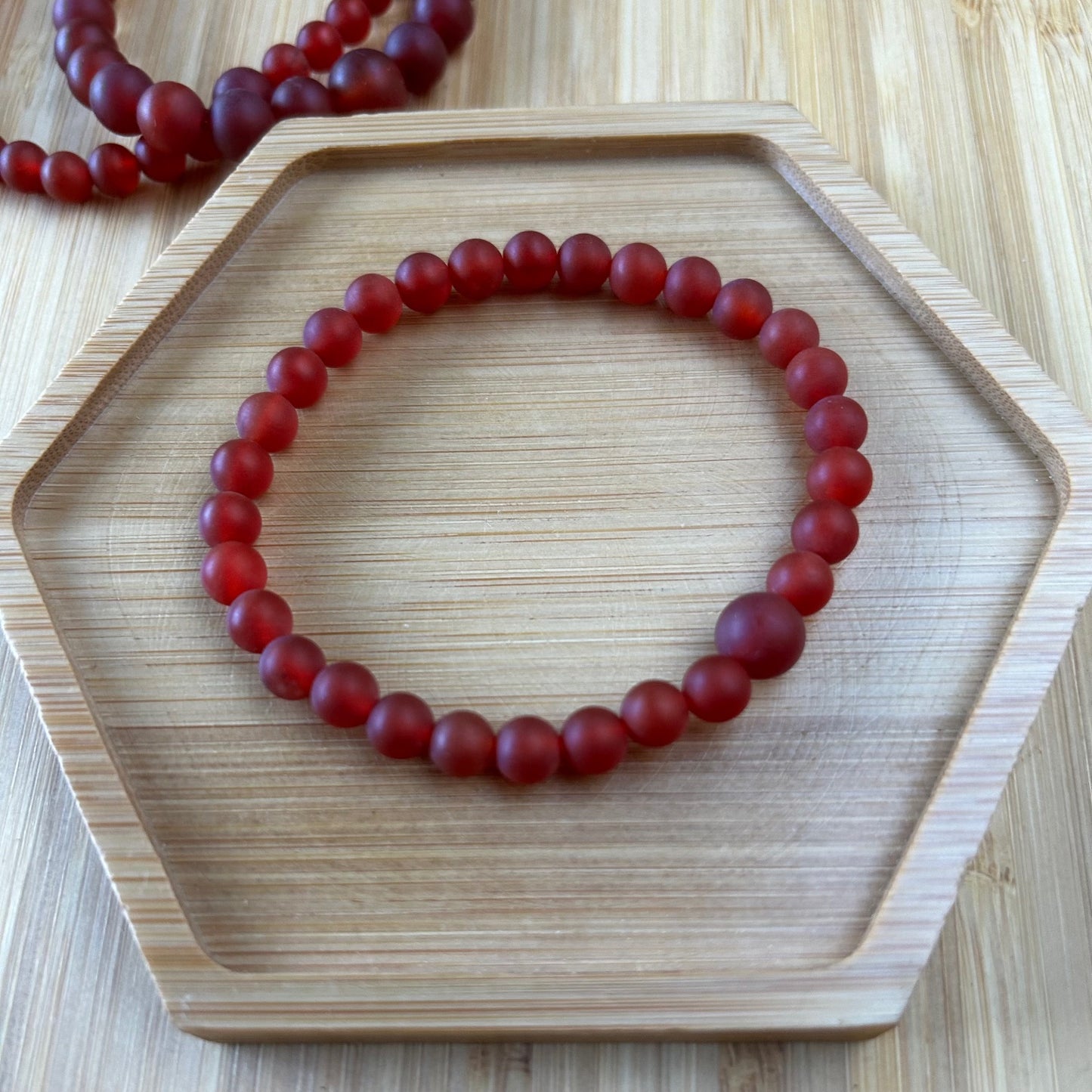 Carnelian Mala Bracelet