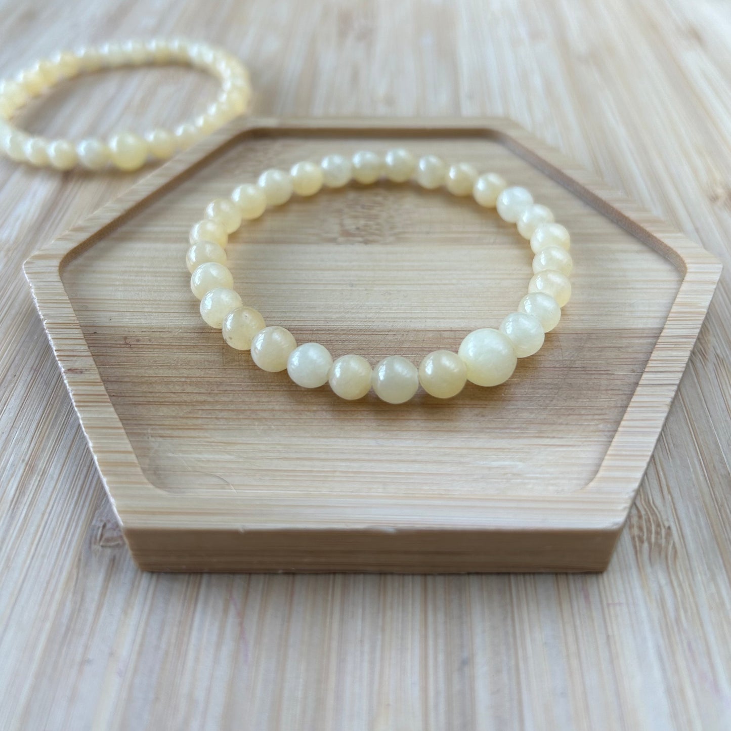 Yellow Calcite Mala Bracelet