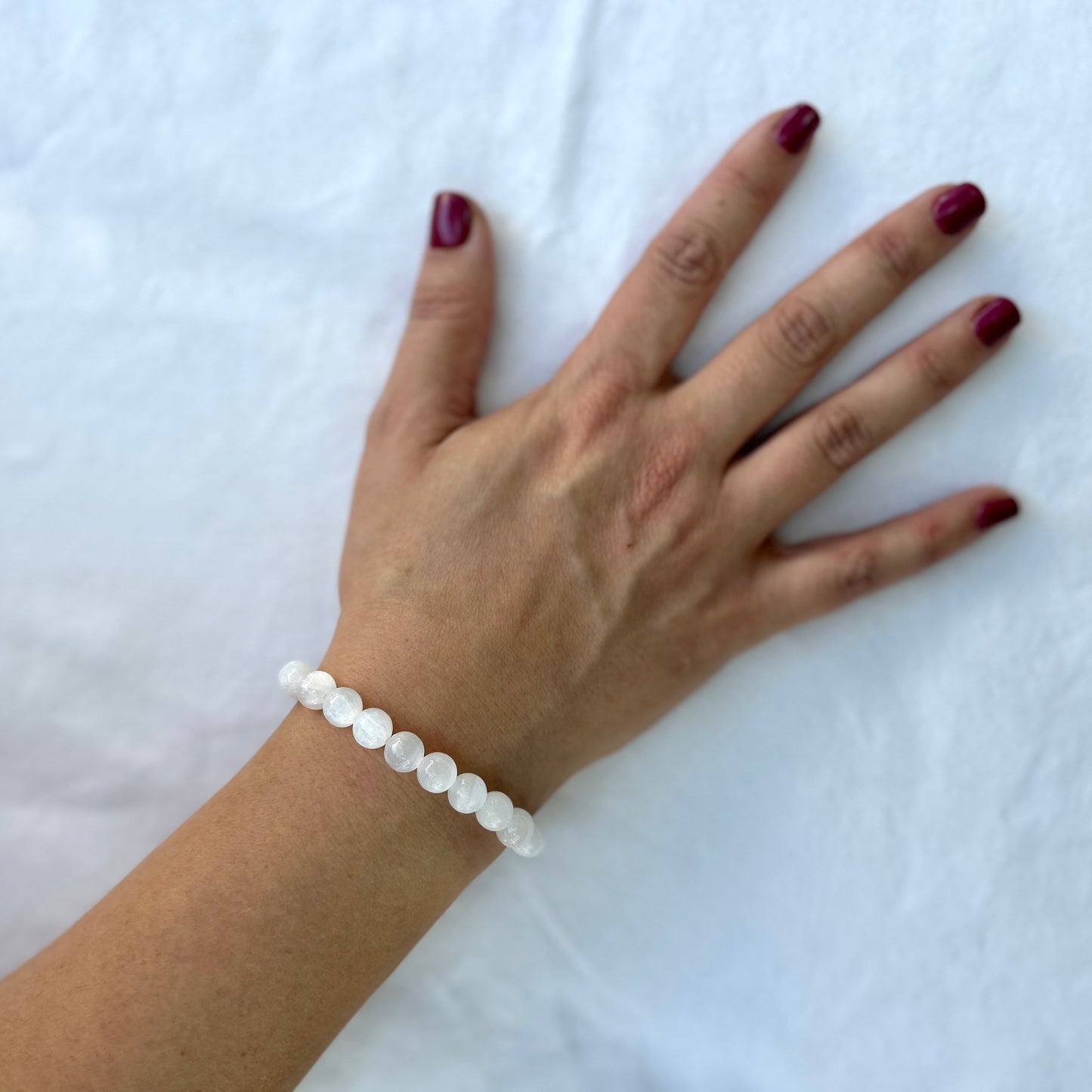 Selenite Mala Bracelet